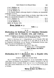 Gesetz-und Verordnungsblatt für das Königreich Böhmen 18750108 Seite: 7