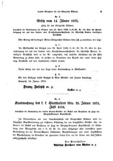 Gesetz-und Verordnungsblatt für das Königreich Böhmen 18750219 Seite: 5