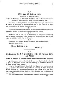 Gesetz-und Verordnungsblatt für das Königreich Böhmen 18750320 Seite: 3