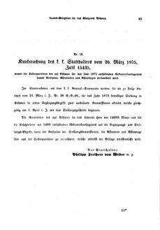 Gesetz-und Verordnungsblatt für das Königreich Böhmen 18750401 Seite: 3