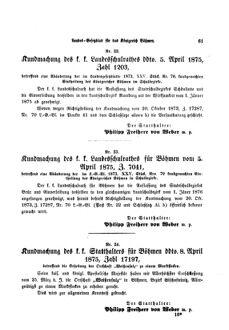 Gesetz-und Verordnungsblatt für das Königreich Böhmen 18750531 Seite: 3