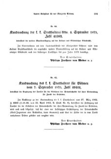 Gesetz-und Verordnungsblatt für das Königreich Böhmen 18751018 Seite: 7