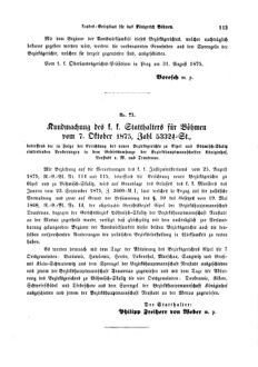 Gesetz-und Verordnungsblatt für das Königreich Böhmen 18751104 Seite: 5