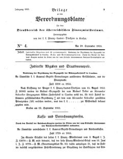 Verordnungsblatt für den Dienstbereich des K.K. Finanzministeriums für die im Reichsrate Vertretenen Königreiche und Länder