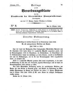 Verordnungsblatt für den Dienstbereich des K.K. Finanzministeriums für die im Reichsrate Vertretenen Königreiche und Länder