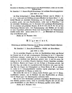 Verordnungsblatt für den Dienstbereich des K.K. Finanzministeriums für die im Reichsrate Vertretenen Königreiche und Länder 18551115 Seite: 2