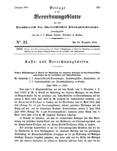 Verordnungsblatt für den Dienstbereich des K.K. Finanzministeriums für die im Reichsrate Vertretenen Königreiche und Länder