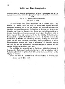 Verordnungsblatt für den Dienstbereich des K.K. Finanzministeriums für die im Reichsrate Vertretenen Königreiche und Länder 18560326 Seite: 2