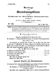 Verordnungsblatt für den Dienstbereich des K.K. Finanzministeriums für die im Reichsrate Vertretenen Königreiche und Länder