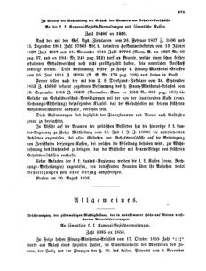 Verordnungsblatt für den Dienstbereich des K.K. Finanzministeriums für die im Reichsrate Vertretenen Königreiche und Länder 18560828 Seite: 7