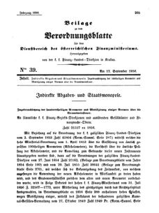 Verordnungsblatt für den Dienstbereich des K.K. Finanzministeriums für die im Reichsrate Vertretenen Königreiche und Länder