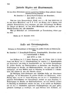 Verordnungsblatt für den Dienstbereich des K.K. Finanzministeriums für die im Reichsrate Vertretenen Königreiche und Länder 18561120 Seite: 2