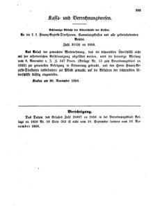 Verordnungsblatt für den Dienstbereich des K.K. Finanzministeriums für die im Reichsrate Vertretenen Königreiche und Länder 18561203 Seite: 5