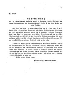 Verordnungsblatt für den Dienstbereich des K.K. Finanzministeriums für die im Reichsrate Vertretenen Königreiche und Länder 18581029 Seite: 5