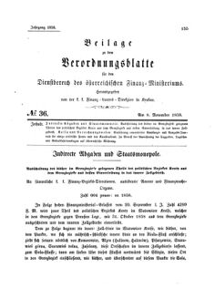 Verordnungsblatt für den Dienstbereich des K.K. Finanzministeriums für die im Reichsrate Vertretenen Königreiche und Länder