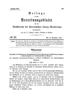 Verordnungsblatt für den Dienstbereich des K.K. Finanzministeriums für die im Reichsrate Vertretenen Königreiche und Länder