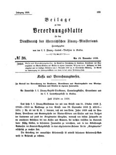 Verordnungsblatt für den Dienstbereich des K.K. Finanzministeriums für die im Reichsrate Vertretenen Königreiche und Länder