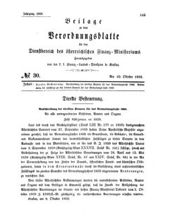 Verordnungsblatt für den Dienstbereich des K.K. Finanzministeriums für die im Reichsrate Vertretenen Königreiche und Länder