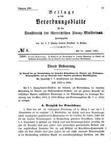 Verordnungsblatt für den Dienstbereich des K.K. Finanzministeriums für die im Reichsrate Vertretenen Königreiche und Länder