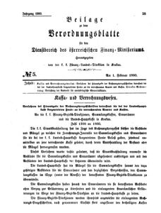 Verordnungsblatt für den Dienstbereich des K.K. Finanzministeriums für die im Reichsrate Vertretenen Königreiche und Länder