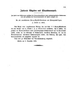 Verordnungsblatt für den Dienstbereich des K.K. Finanzministeriums für die im Reichsrate Vertretenen Königreiche und Länder 18621204 Seite: 7