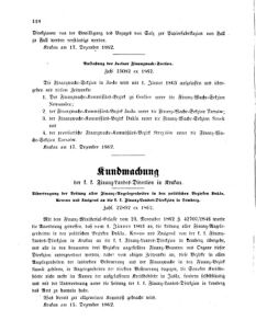 Verordnungsblatt für den Dienstbereich des K.K. Finanzministeriums für die im Reichsrate Vertretenen Königreiche und Länder 18621228 Seite: 2