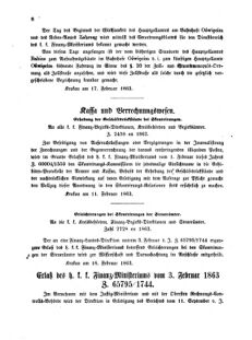 Verordnungsblatt für den Dienstbereich des K.K. Finanzministeriums für die im Reichsrate Vertretenen Königreiche und Länder 18630220 Seite: 2