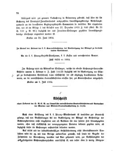 Verordnungsblatt für den Dienstbereich des K.K. Finanzministeriums für die im Reichsrate Vertretenen Königreiche und Länder 18640704 Seite: 2