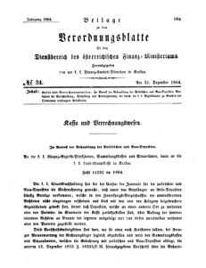 Verordnungsblatt für den Dienstbereich des K.K. Finanzministeriums für die im Reichsrate Vertretenen Königreiche und Länder