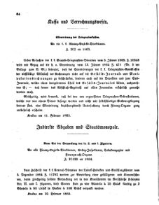 Verordnungsblatt für den Dienstbereich des K.K. Finanzministeriums für die im Reichsrate Vertretenen Königreiche und Länder 18650216 Seite: 2