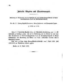 Verordnungsblatt für den Dienstbereich des K.K. Finanzministeriums für die im Reichsrate Vertretenen Königreiche und Länder 18650413 Seite: 2