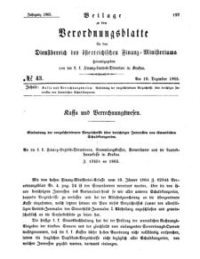 Verordnungsblatt für den Dienstbereich des K.K. Finanzministeriums für die im Reichsrate Vertretenen Königreiche und Länder