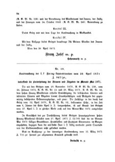 Landes-Gesetz- und Verordnungsblatt für das Königreich Galizien und Lodomerien sammt dem Großherzogthume Krakau 18710515 Seite: 2