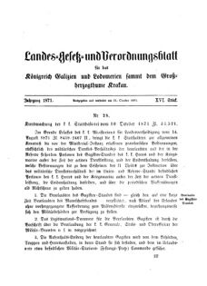 Landes-Gesetz- und Verordnungsblatt für das Königreich Galizien und Lodomerien sammt dem Großherzogthume Krakau 18711031 Seite: 57