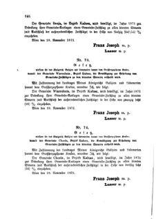 Landes-Gesetz- und Verordnungsblatt für das Königreich Galizien und Lodomerien sammt dem Großherzogthume Krakau 18711223 Seite: 22