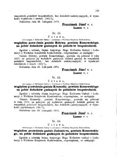 Landes-Gesetz- und Verordnungsblatt für das Königreich Galizien und Lodomerien sammt dem Großherzogthume Krakau 1871bl01 Seite: 131