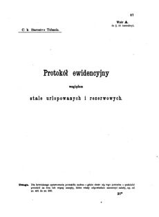 Landes-Gesetz- und Verordnungsblatt für das Königreich Galizien und Lodomerien sammt dem Großherzogthume Krakau 1871bl01 Seite: 87