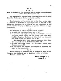 Landes-Gesetz- und Verordnungsblatt für das Königreich Galizien und Lodomerien sammt dem Großherzogthume Krakau 18720209 Seite: 19