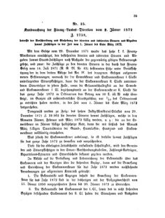 Landes-Gesetz- und Verordnungsblatt für das Königreich Galizien und Lodomerien sammt dem Großherzogthume Krakau 18720209 Seite: 23