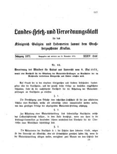 Landes-Gesetz- und Verordnungsblatt für das Königreich Galizien und Lodomerien sammt dem Großherzogthume Krakau 18721130 Seite: 1