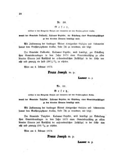 Landes-Gesetz- und Verordnungsblatt für das Königreich Galizien und Lodomerien sammt dem Großherzogthume Krakau 18730318 Seite: 4