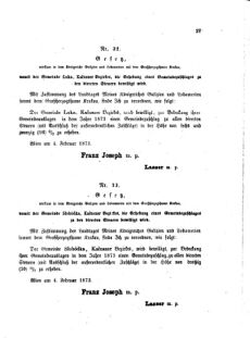 Landes-Gesetz- und Verordnungsblatt für das Königreich Galizien und Lodomerien sammt dem Großherzogthume Krakau 18730318 Seite: 5