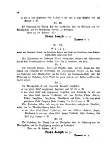 Landes-Gesetz- und Verordnungsblatt für das Königreich Galizien und Lodomerien sammt dem Großherzogthume Krakau 18730322 Seite: 4