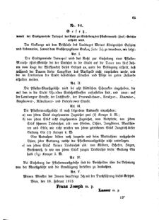 Landes-Gesetz- und Verordnungsblatt für das Königreich Galizien und Lodomerien sammt dem Großherzogthume Krakau 18730324 Seite: 3