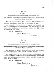 Landes-Gesetz- und Verordnungsblatt für das Königreich Galizien und Lodomerien sammt dem Großherzogthume Krakau 18730401 Seite: 7