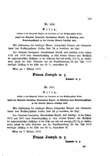 Landes-Gesetz- und Verordnungsblatt für das Königreich Galizien und Lodomerien sammt dem Großherzogthume Krakau 18730404 Seite: 3