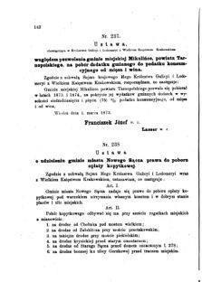 Landes-Gesetz- und Verordnungsblatt für das Königreich Galizien und Lodomerien sammt dem Großherzogthume Krakau 1873bl01 Seite: 142