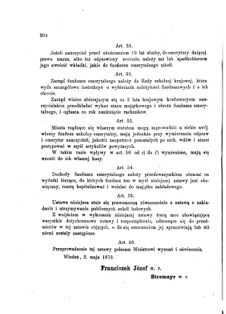 Landes-Gesetz- und Verordnungsblatt für das Königreich Galizien und Lodomerien sammt dem Großherzogthume Krakau 1873bl01 Seite: 204