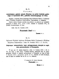 Landes-Gesetz- und Verordnungsblatt für das Königreich Galizien und Lodomerien sammt dem Großherzogthume Krakau 1873bl01 Seite: 3