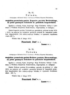 Landes-Gesetz- und Verordnungsblatt für das Königreich Galizien und Lodomerien sammt dem Großherzogthume Krakau 1873bl01 Seite: 53